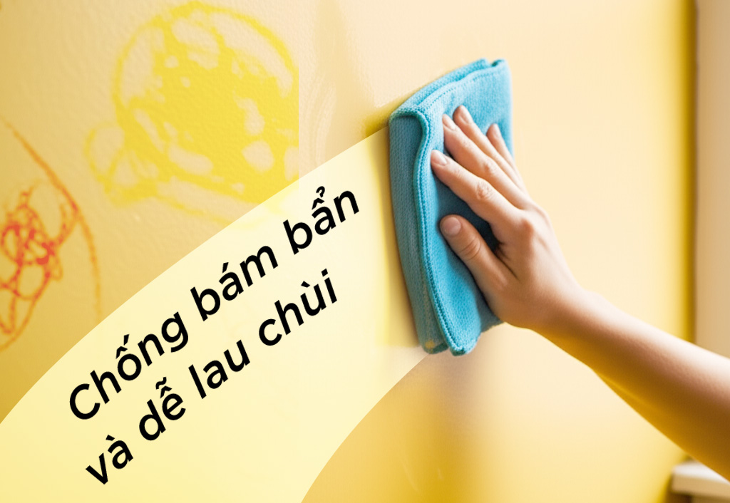 Sơn nội thất dễ lau chùi